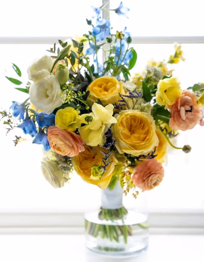 Poppy Flowers: Sunny Yellow Wedding centerpiece flower arrangements‍ 