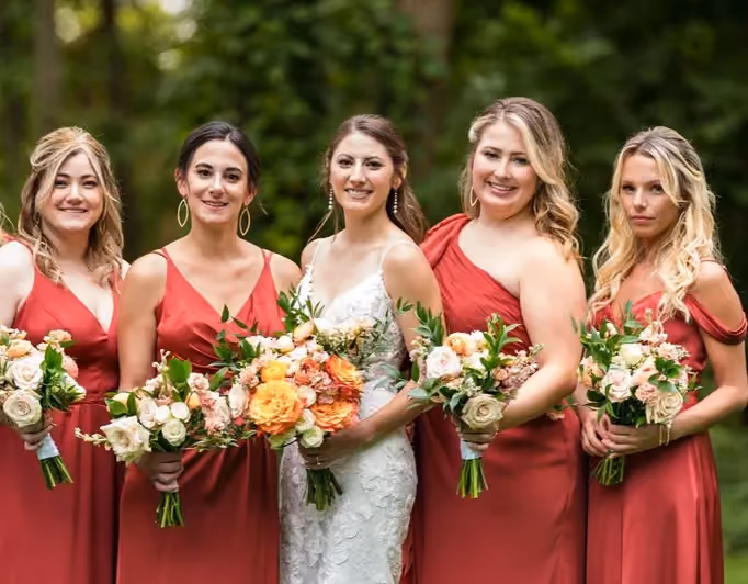 Poppy's Bridesmaid Bouquets floral arrangements for wedding