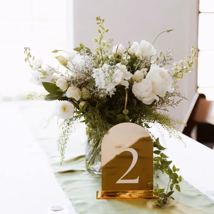 Elevate your reception decor with captivating floral centerpieces