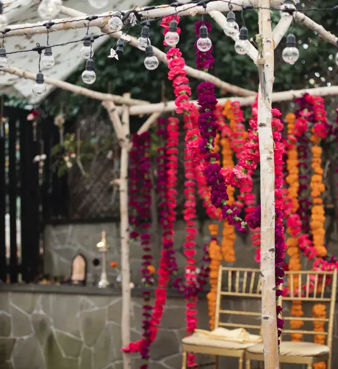Real Poppy wedding — Anuja + Rob