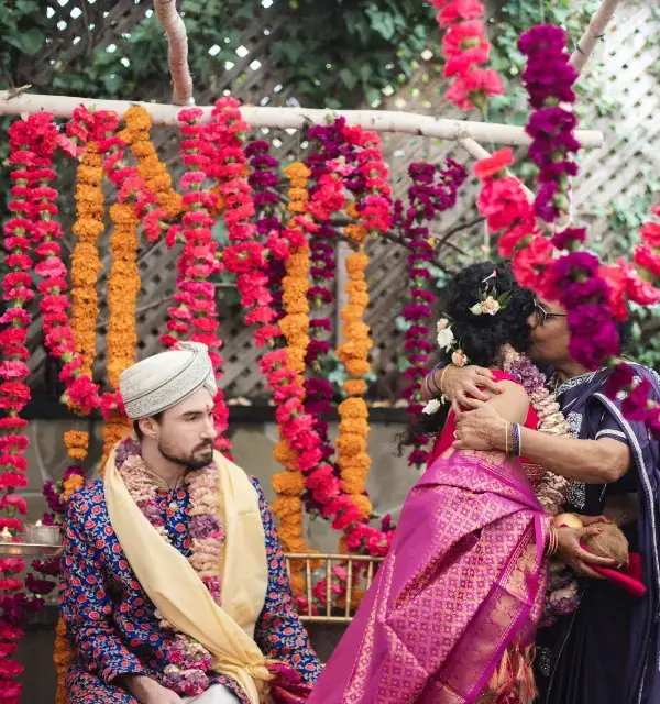 Real Poppy wedding — Anuja + Rob