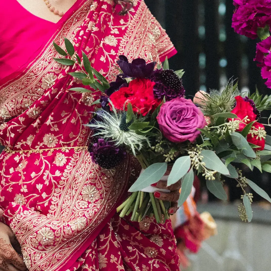 Real Poppy wedding — Anuja + Rob