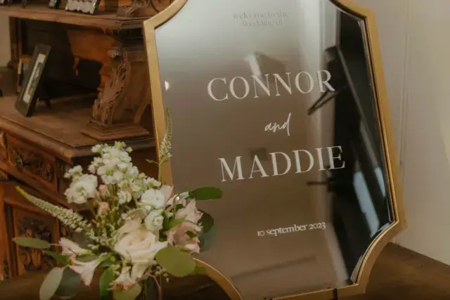 Real Poppy wedding — Maddie + Connor