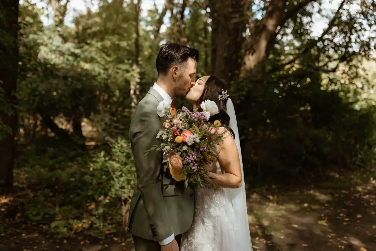 Real Poppy wedding — Kayse + Chris at The Trailhead at Cascade Lofts
