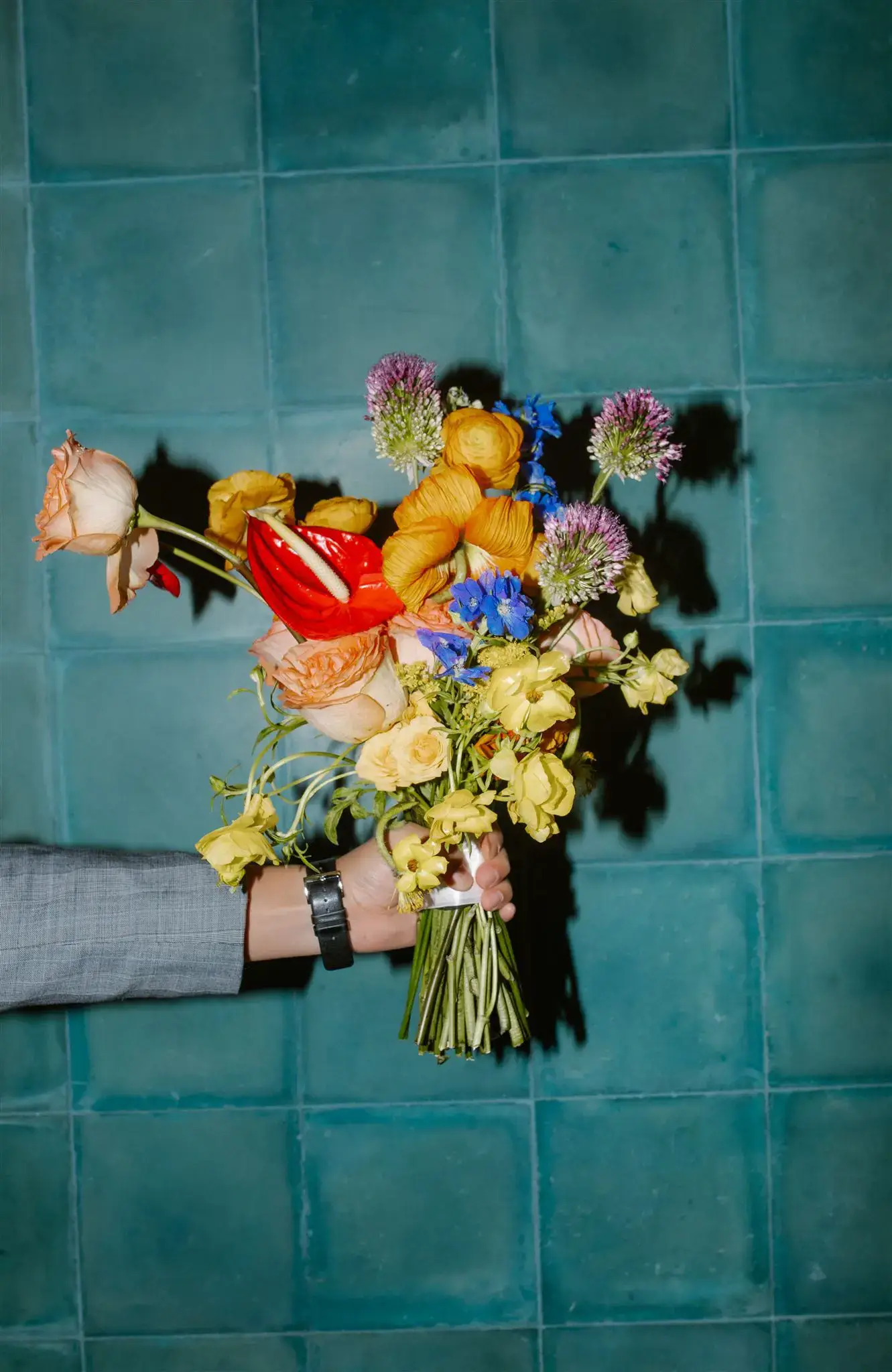 Real Poppy wedding — Jonathan + Fallon at The Brooklyn Botanical & Celestines