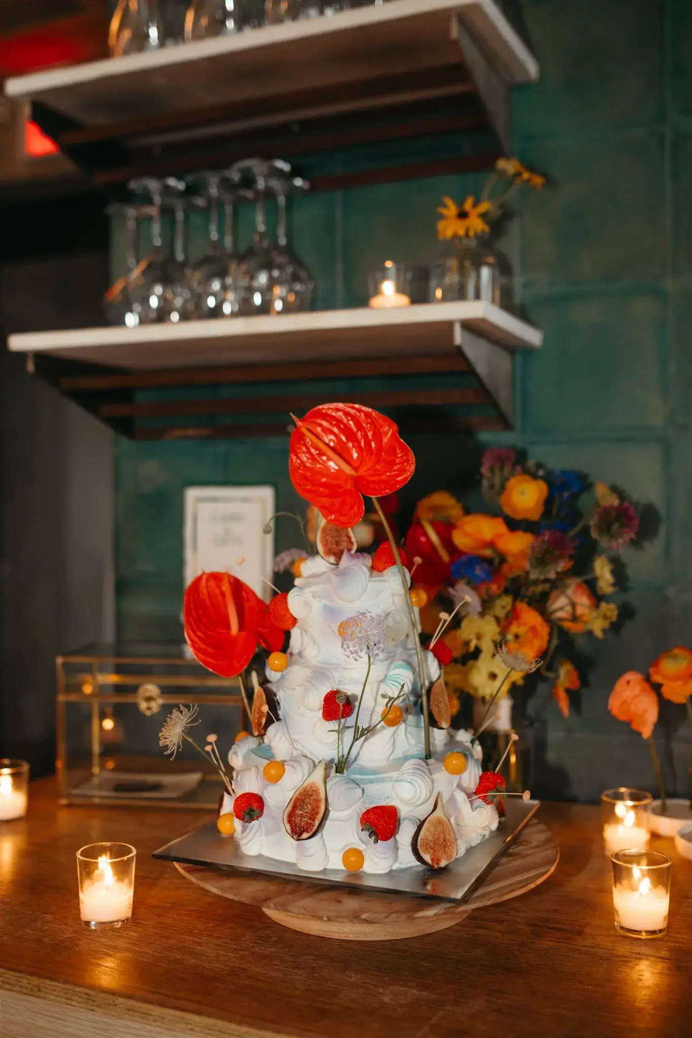Real Poppy wedding — Jonathan + Fallon at The Brooklyn Botanical & Celestines