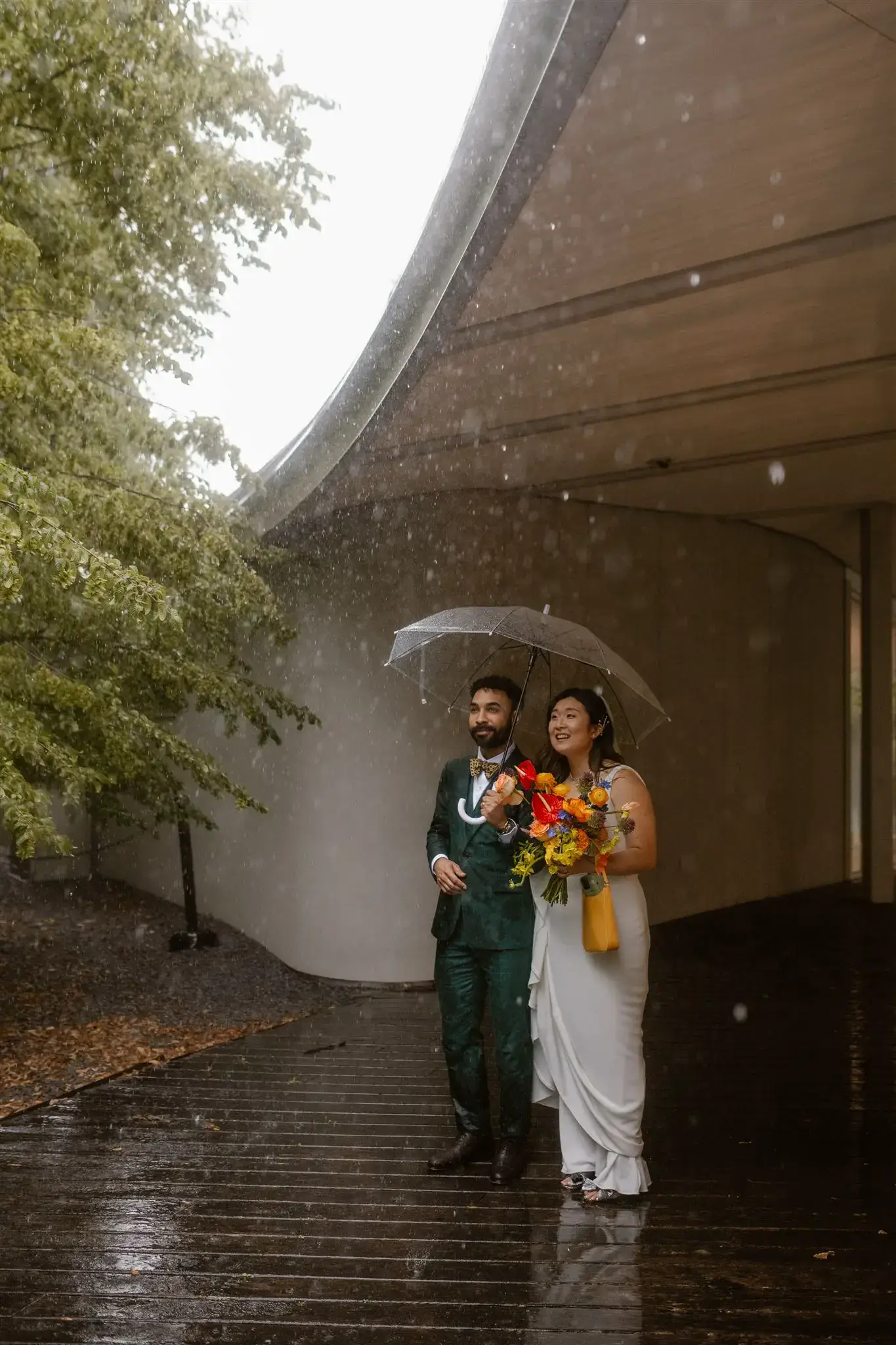 Real Poppy wedding — Jonathan + Fallon at The Brooklyn Botanical & Celestines