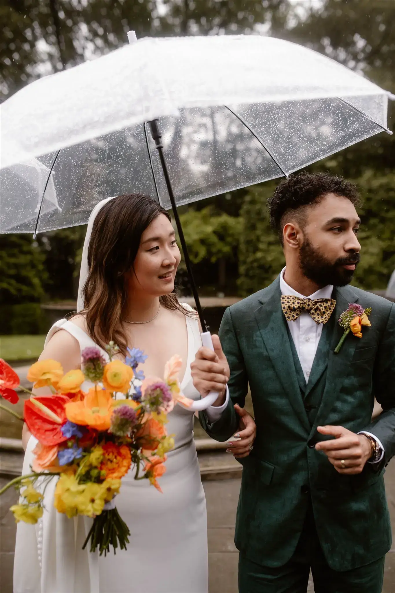 Real Poppy wedding — Jonathan + Fallon at The Brooklyn Botanical & Celestines