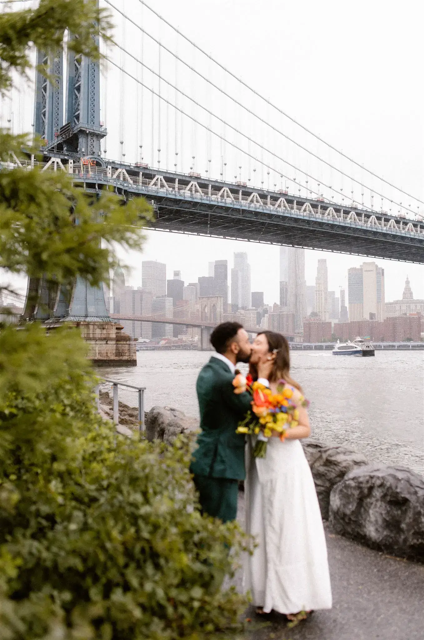 Real Poppy wedding — Jonathan + Fallon at The Brooklyn Botanical & Celestines