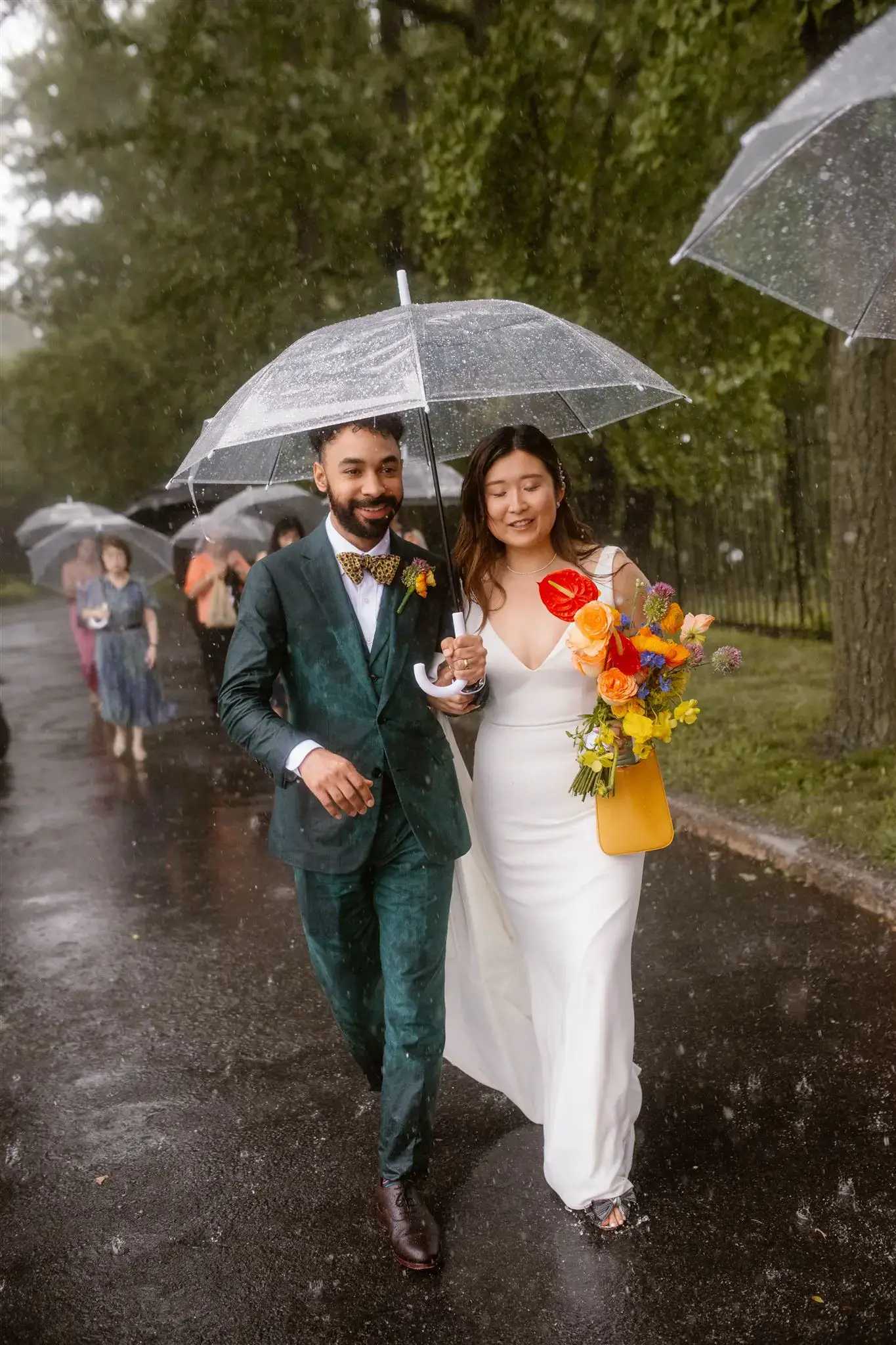 Real Poppy wedding — Jonathan + Fallon at The Brooklyn Botanical & Celestines