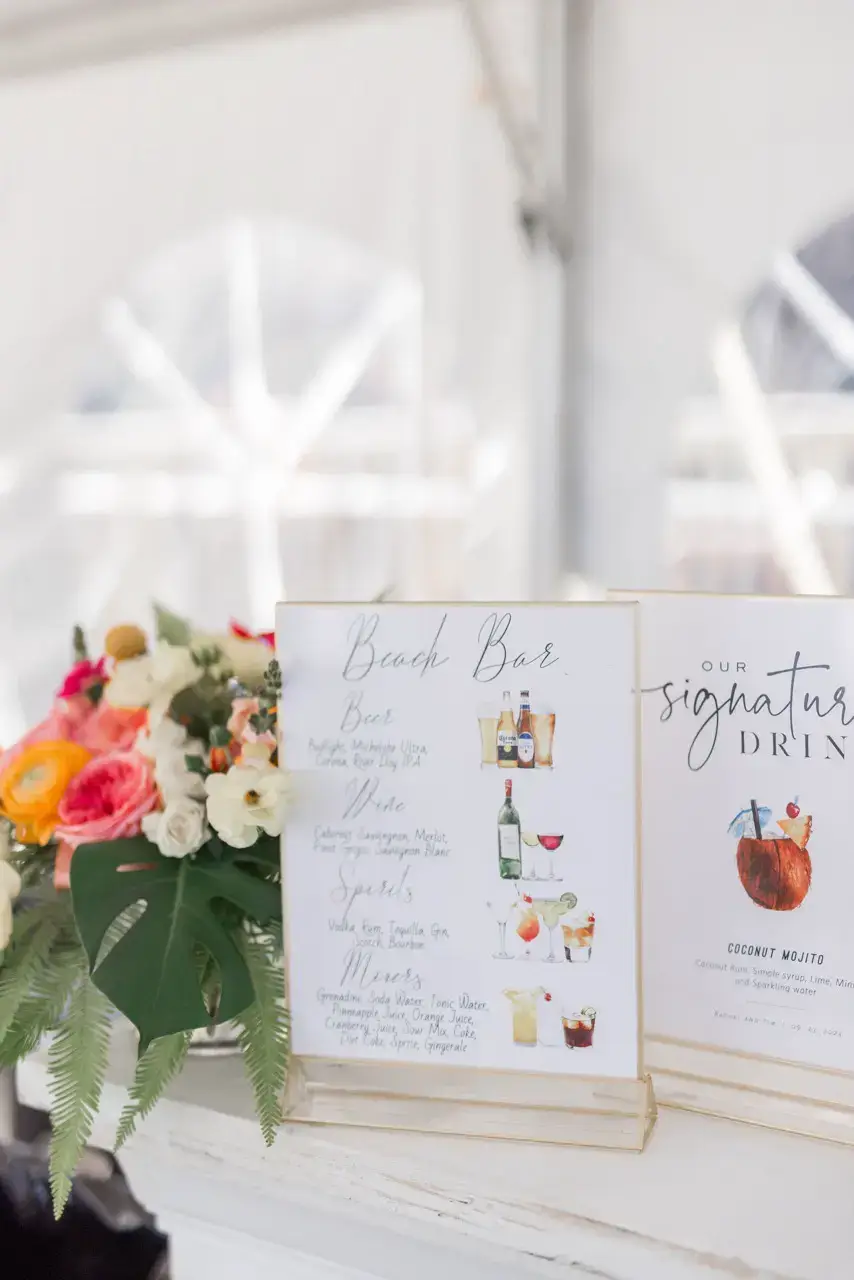 Real Poppy wedding — Rachel + Tim at Beach house resort