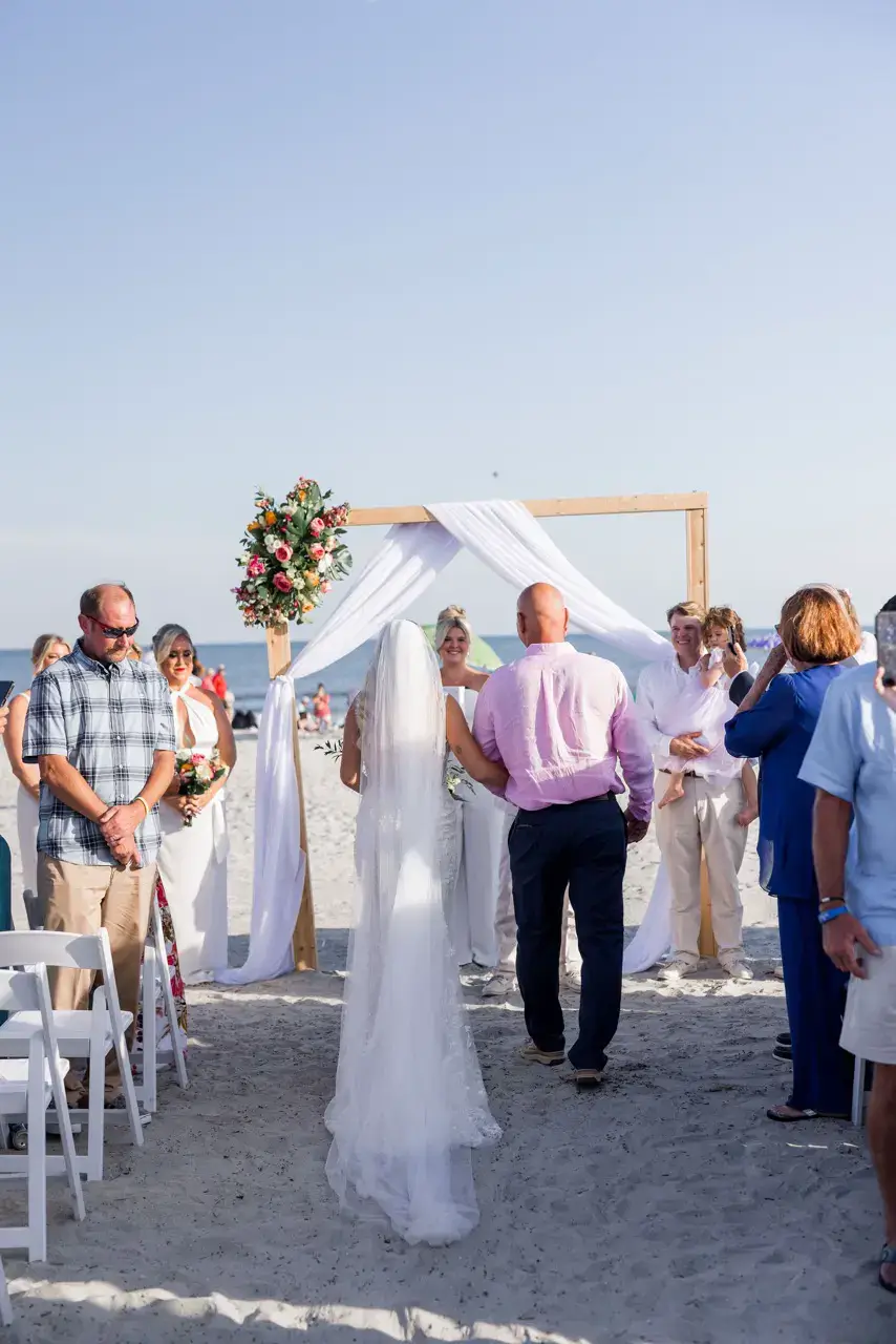 Real Poppy wedding — Rachel + Tim at Beach house resort