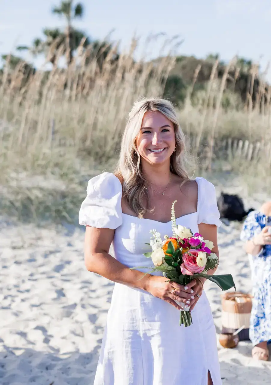 Real Poppy wedding — Rachel + Tim at Beach house resort