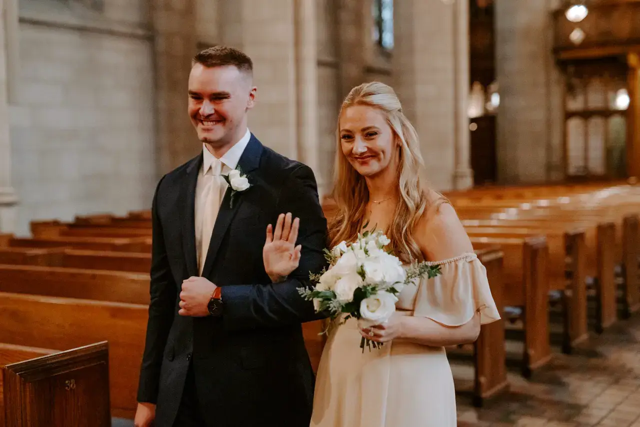 Real Poppy wedding — Natalie + Matthew at The Westin Chicago River North