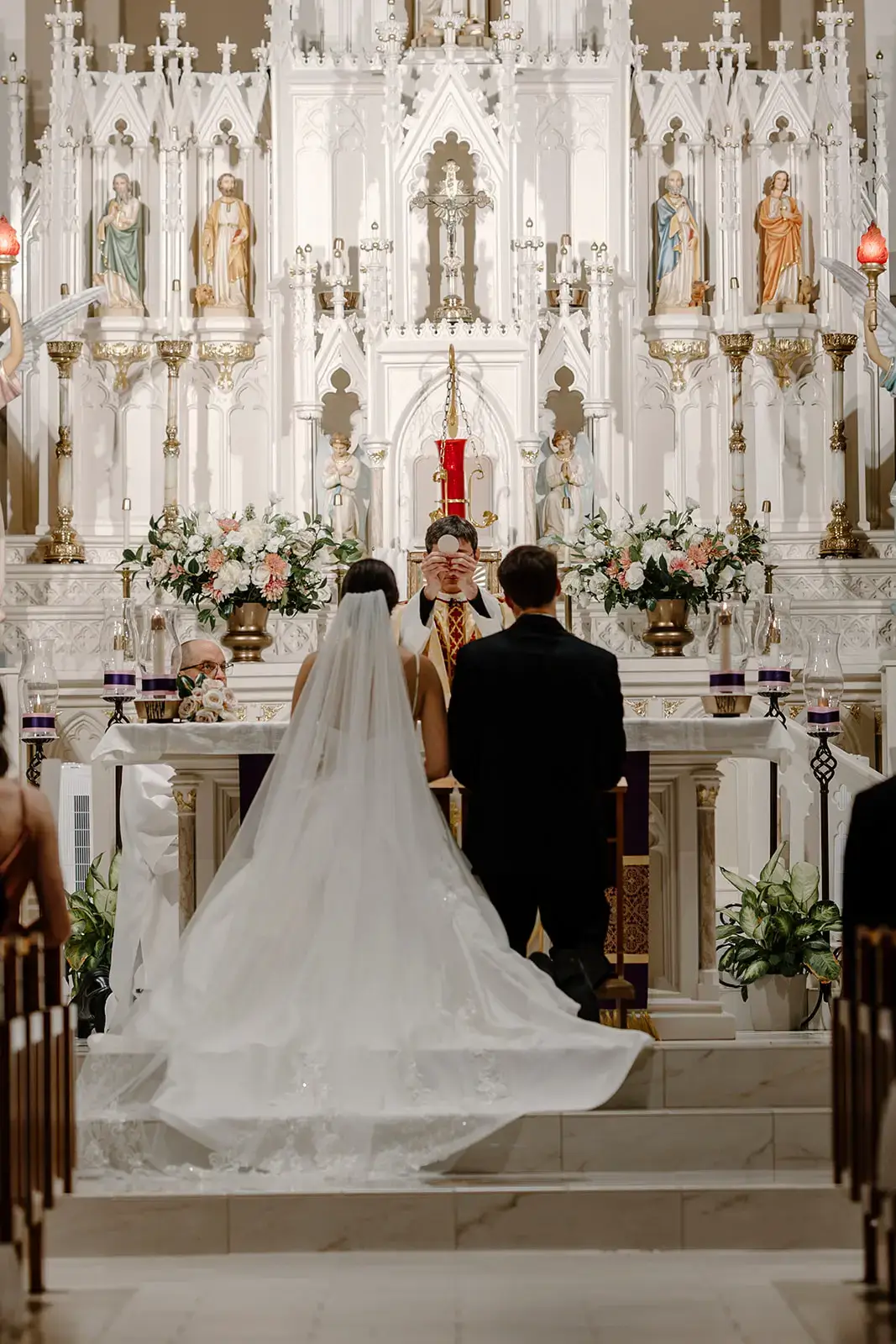 Real Poppy wedding — Julia + Sam at Holy Childhood of Jesus Catholic Church