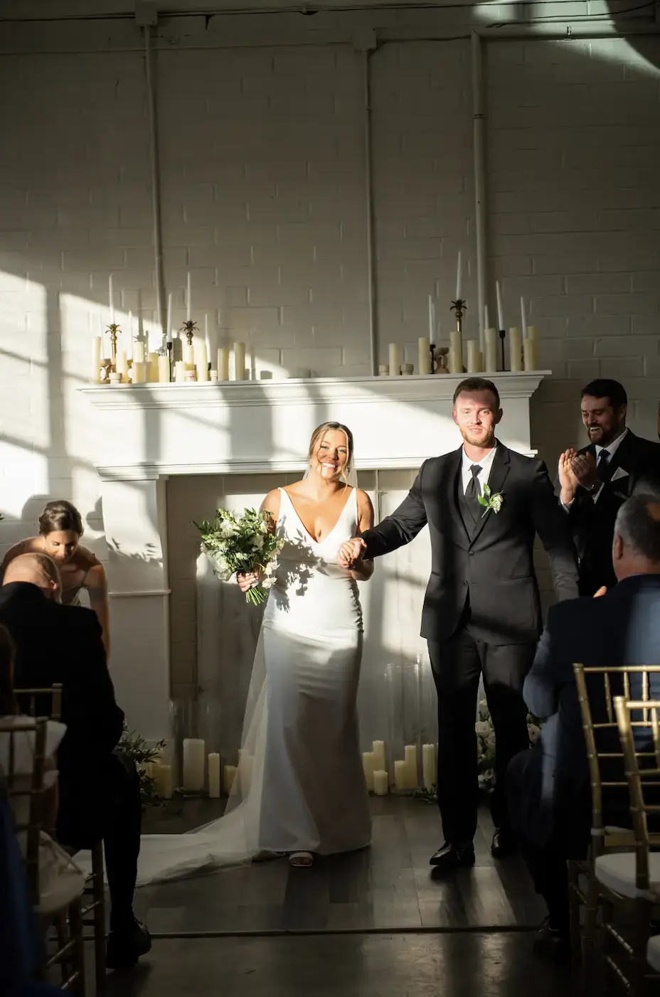 Real Poppy wedding — Jen + Stephen at The Collectors Room