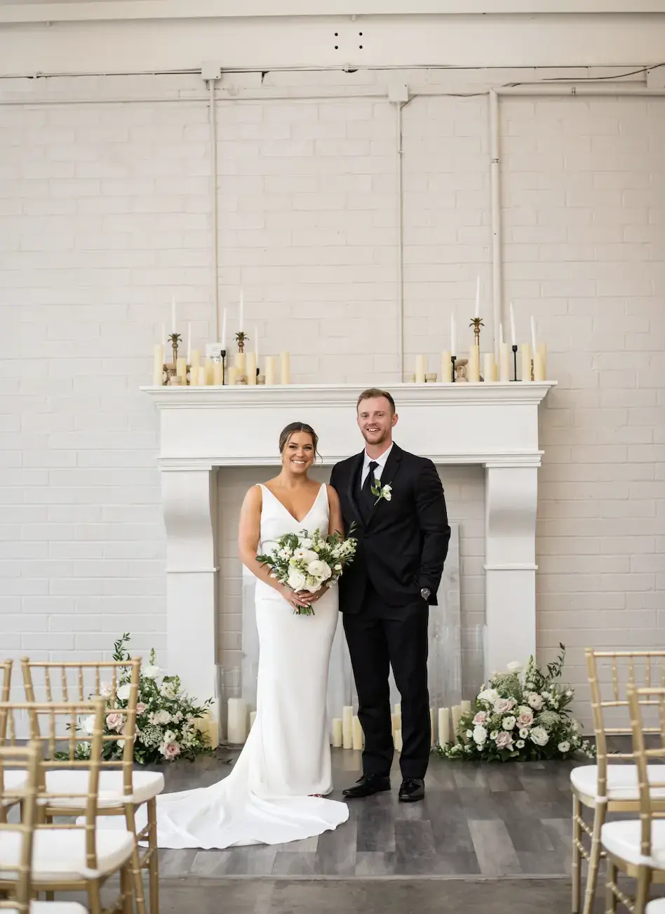 Real Poppy wedding — Jen + Stephen at The Collectors Room