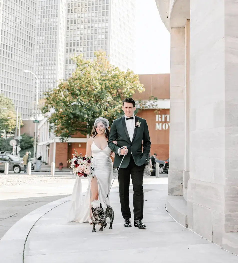 Real Poppy wedding — Kristen + Jonathan at Union Trust