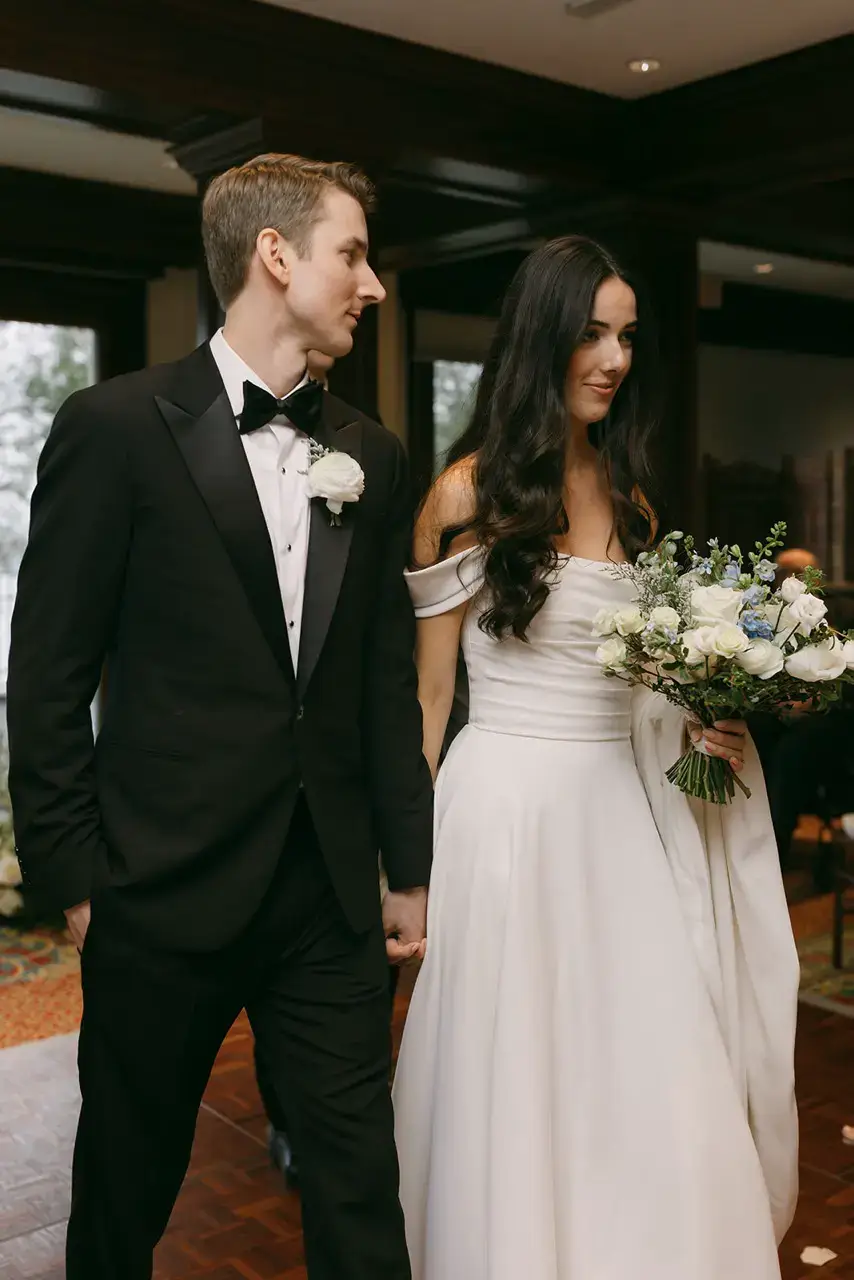 Real Poppy wedding — Lauren + Thomas at The Stone House - Bar Harbor Regency