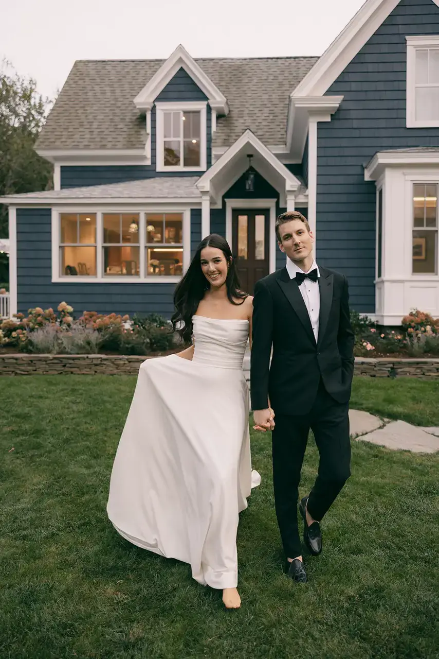Real Poppy wedding — Lauren + Thomas at The Stone House - Bar Harbor Regency