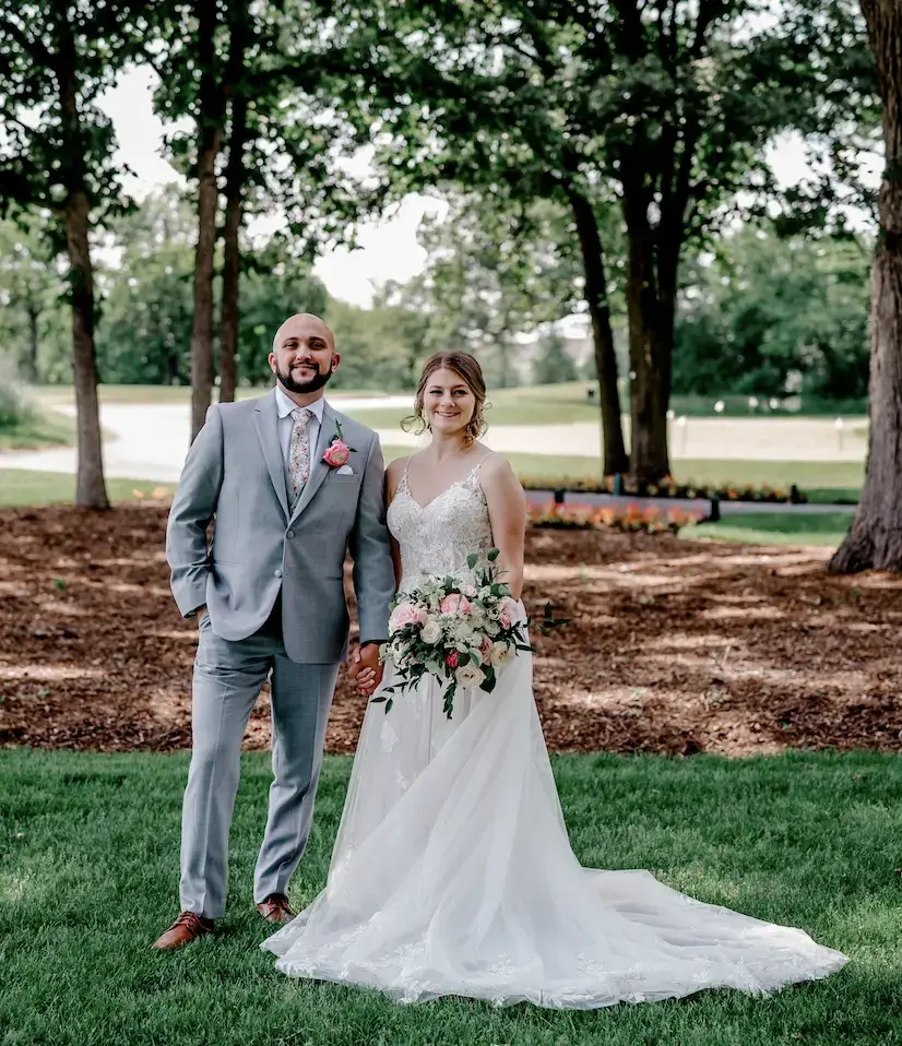 Real Poppy wedding — Kristin + Zach at Stonebridge Country Club