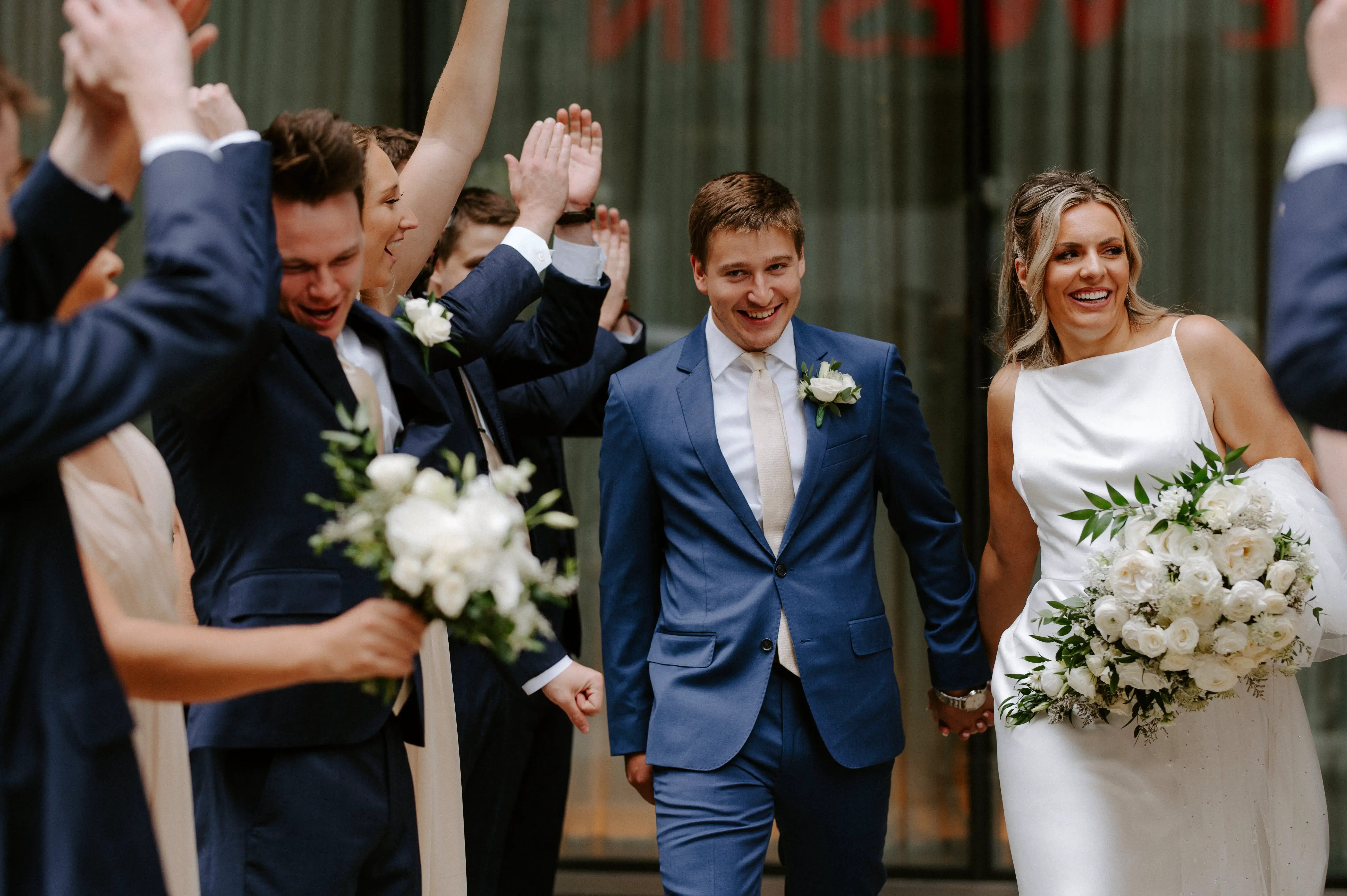 Real Poppy wedding — Natalie + Matthew at The Westin Chicago River North