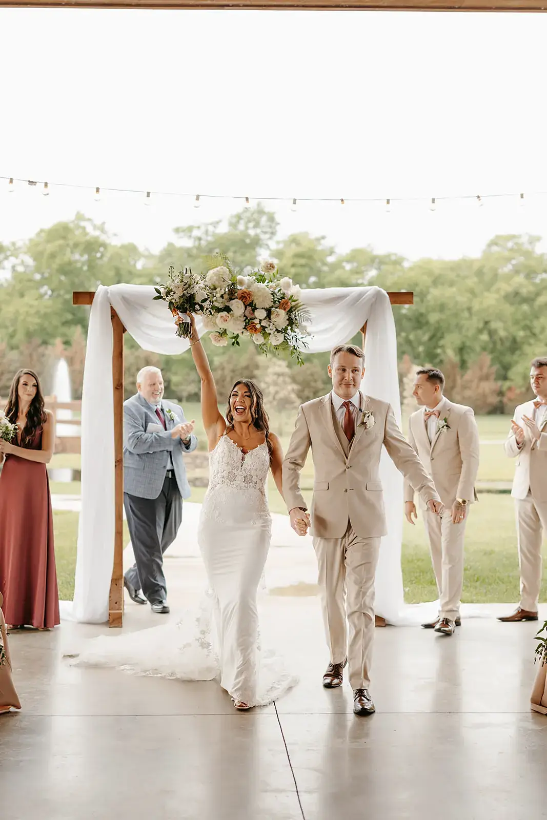 Real Poppy wedding — Katlyn + Parker at The Barn at Sycamore Farms