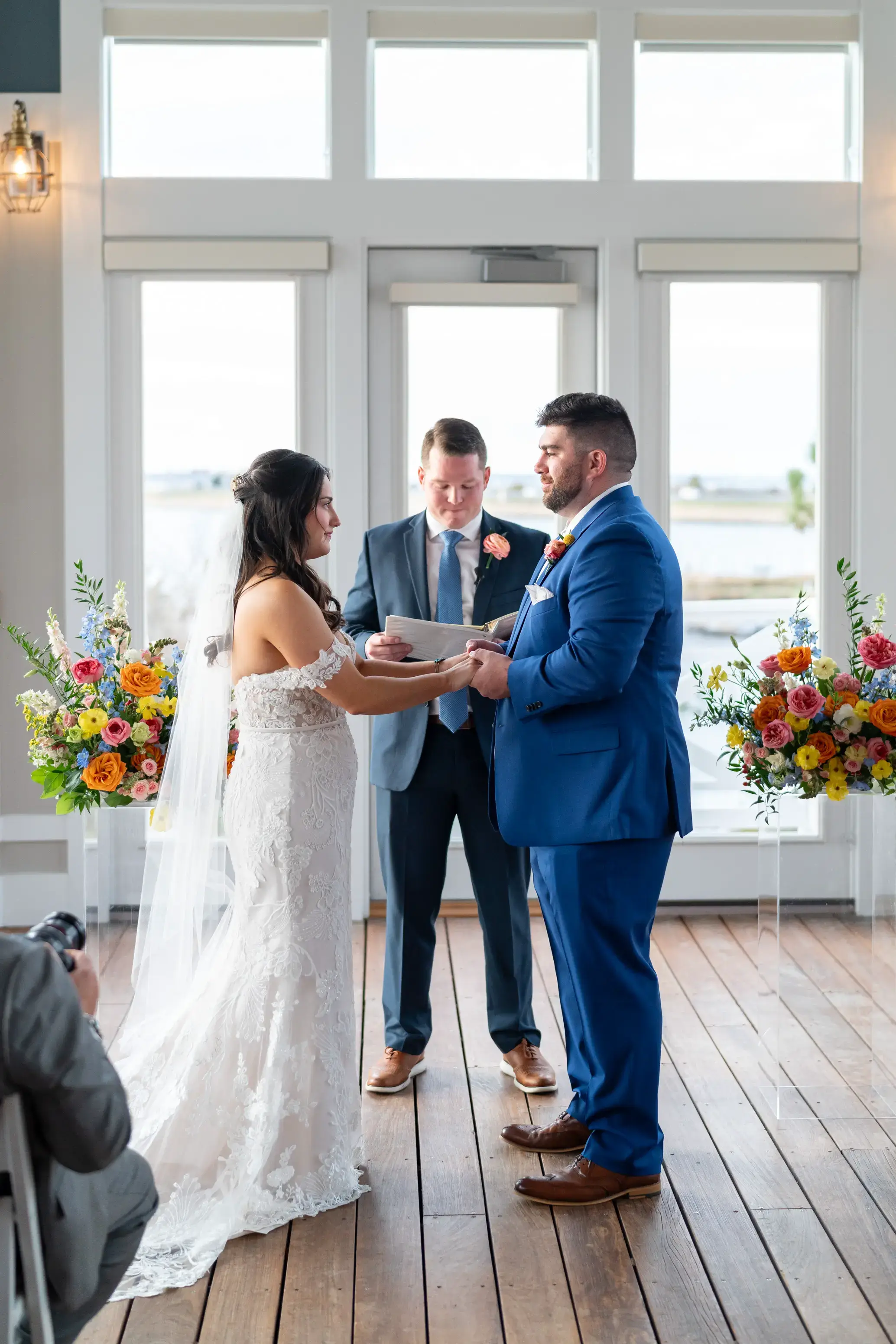 Real Poppy wedding — Leah + Matt at Chesapeake Bay Beach Club
