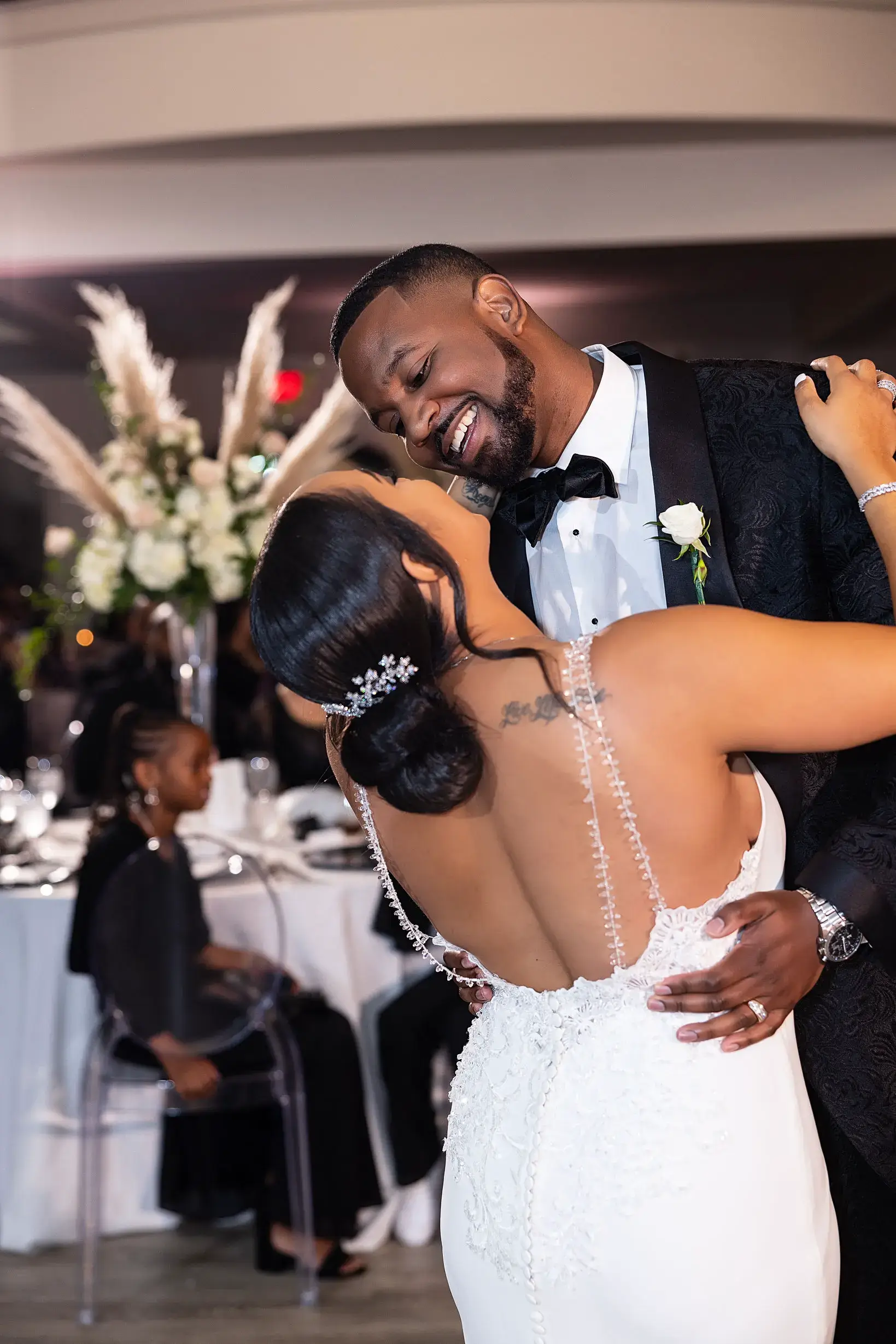 Real Poppy wedding — Shaquelle + Kayla at Knotting Hill Place