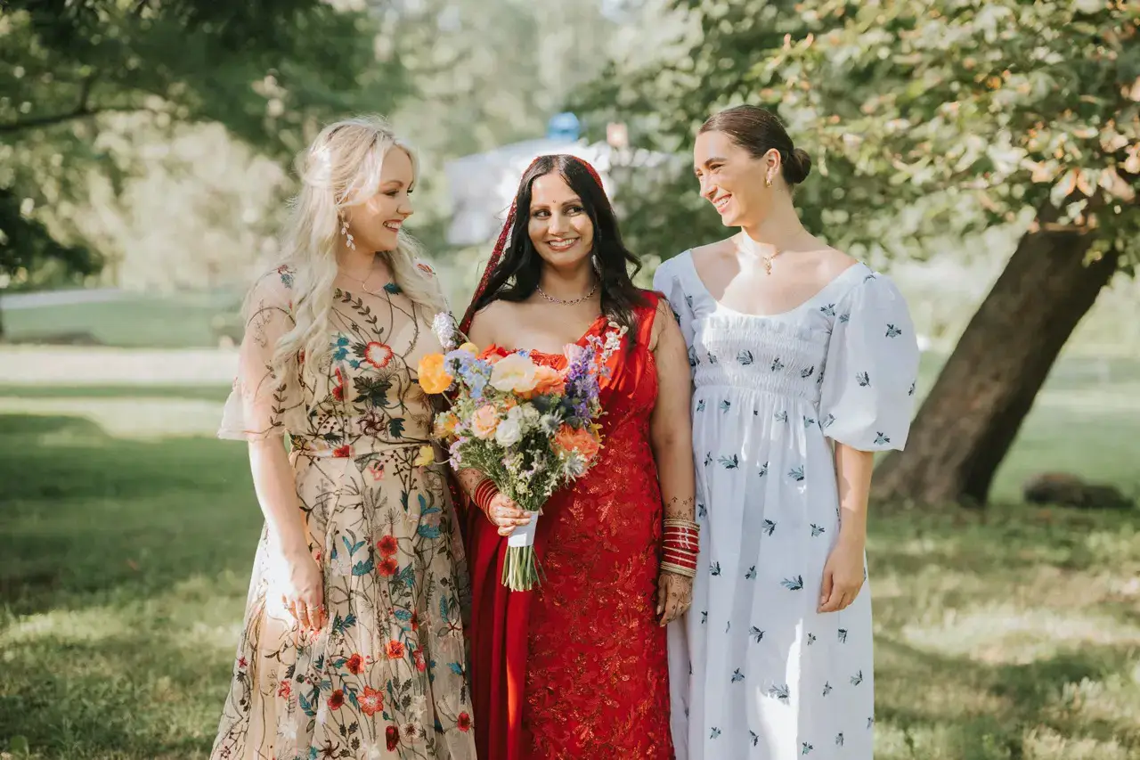 Real Poppy wedding — Kriti + Daniel at Bartow-Pell Mansion Museum