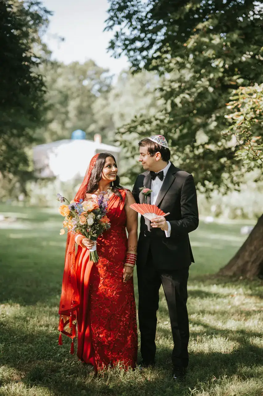 Real Poppy wedding — Kriti + Daniel at Bartow-Pell Mansion Museum