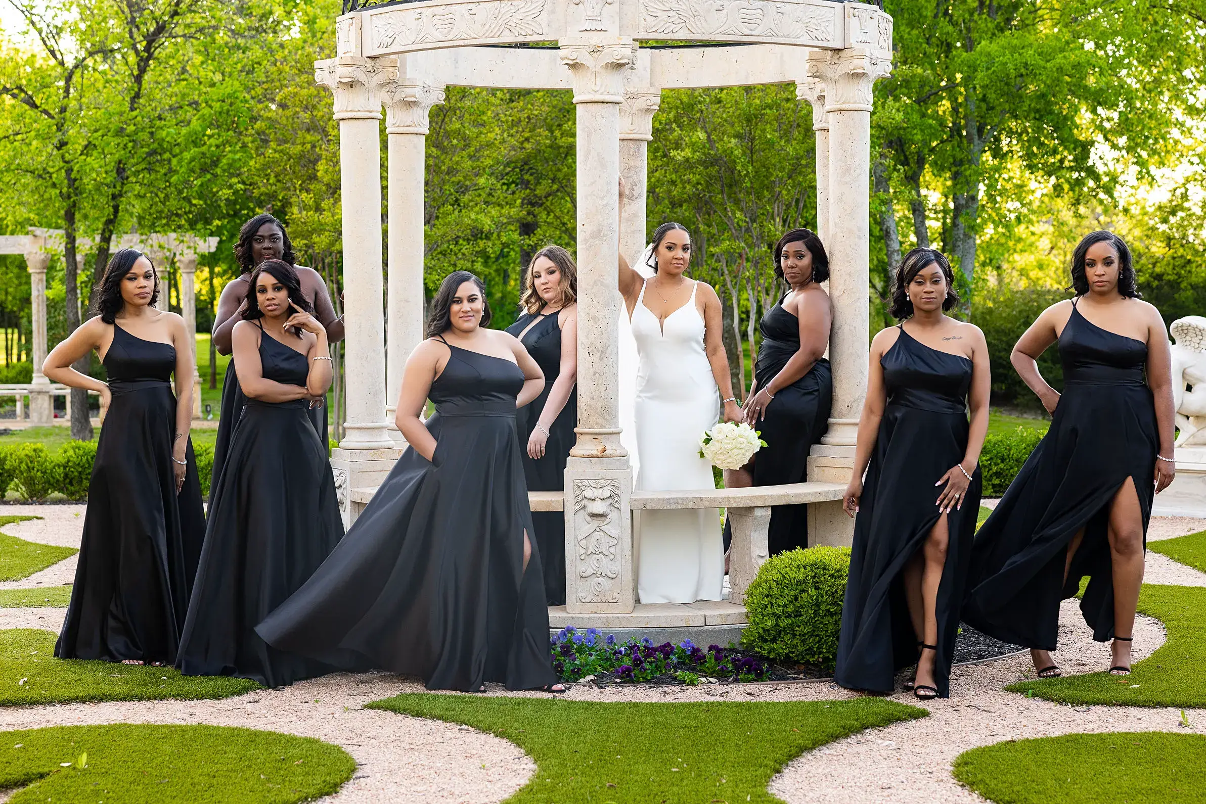 Real Poppy wedding — Shaquelle + Kayla at Knotting Hill Place
