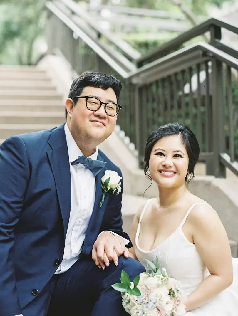 Real Poppy wedding — Cathina + Kevin at Rosewood Sand Hill