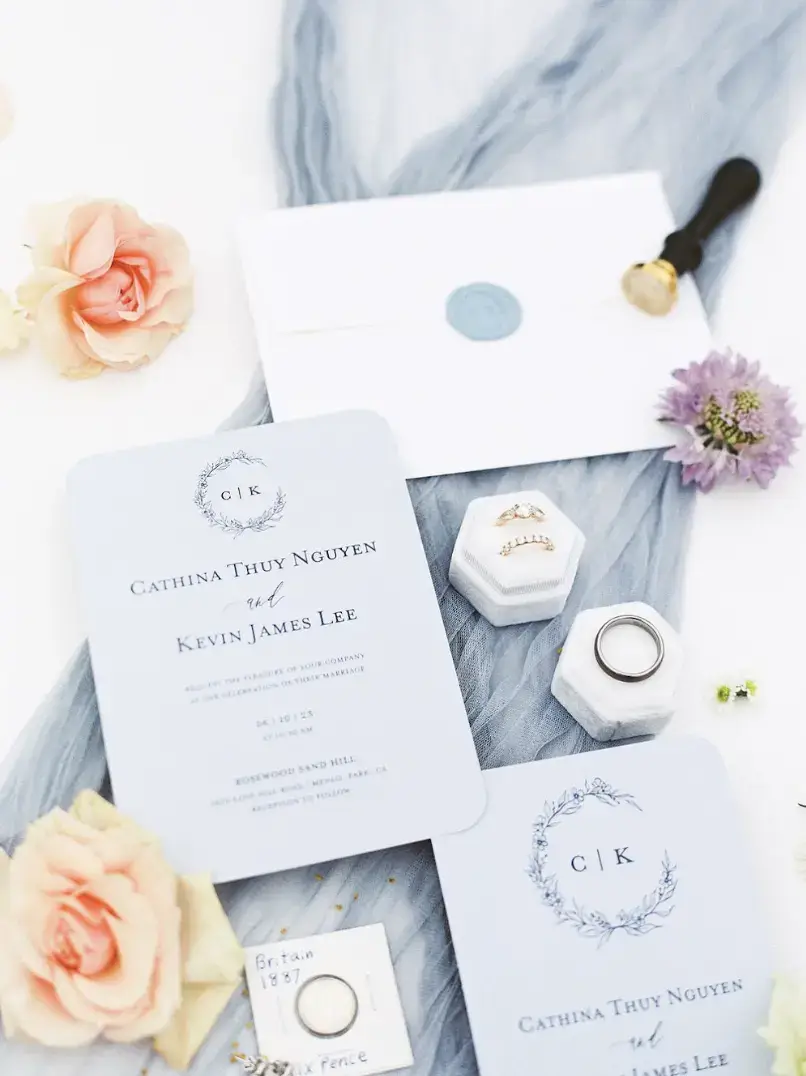 Real Poppy wedding — Cathina + Kevin at Rosewood Sand Hill