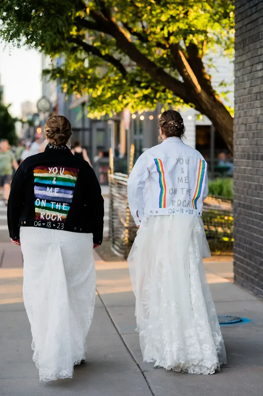 Real Poppy wedding — Abbie + Natalie at Upper Larimer