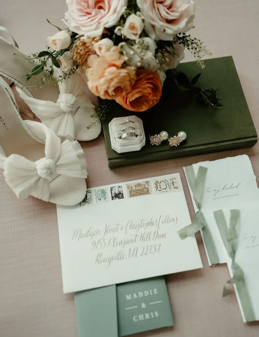 Real Poppy wedding — Maddie + Chris at Rixey Manor