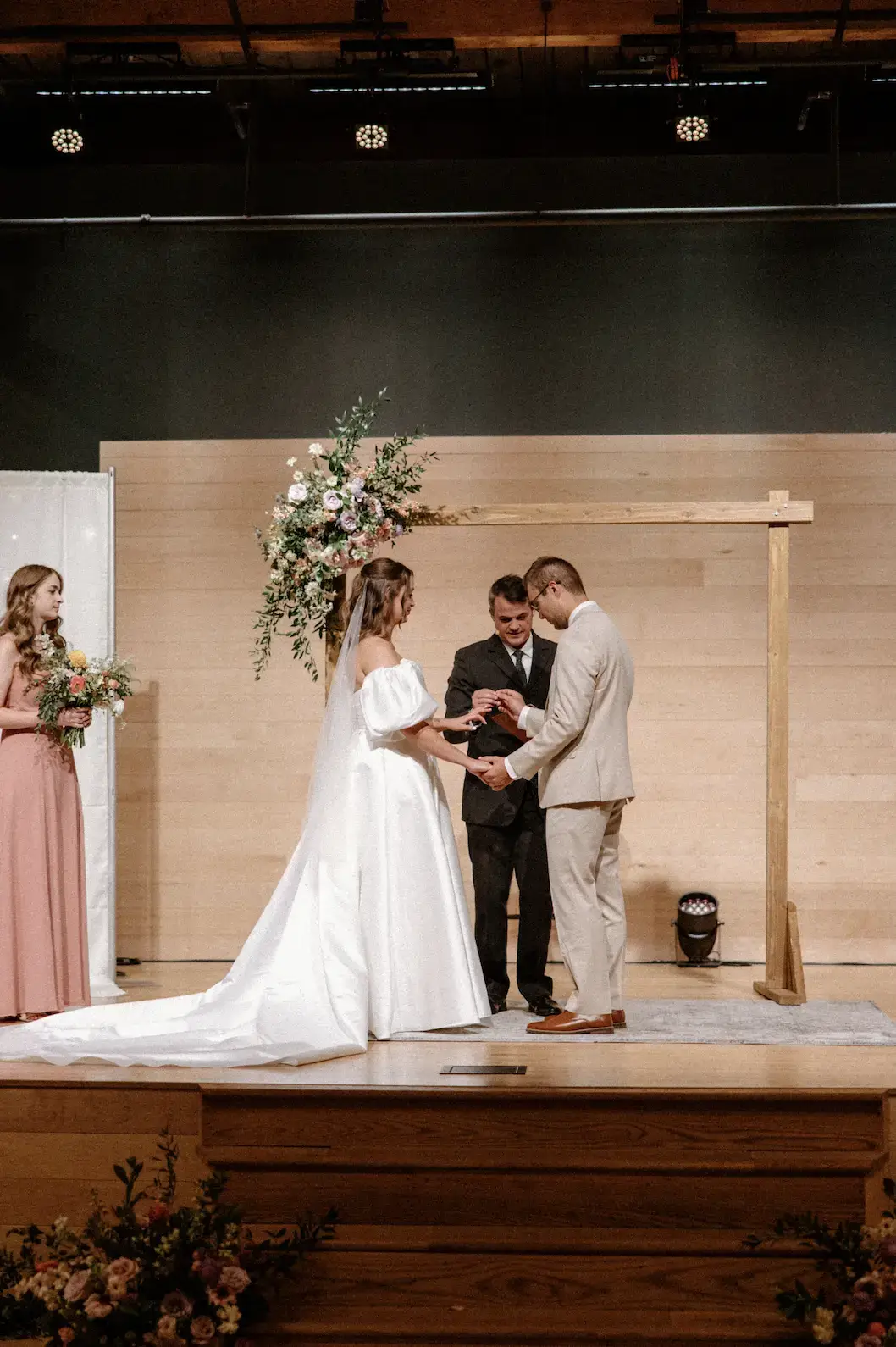 Real Poppy wedding — Rebecca + Jacob at Fellowship Denver Church