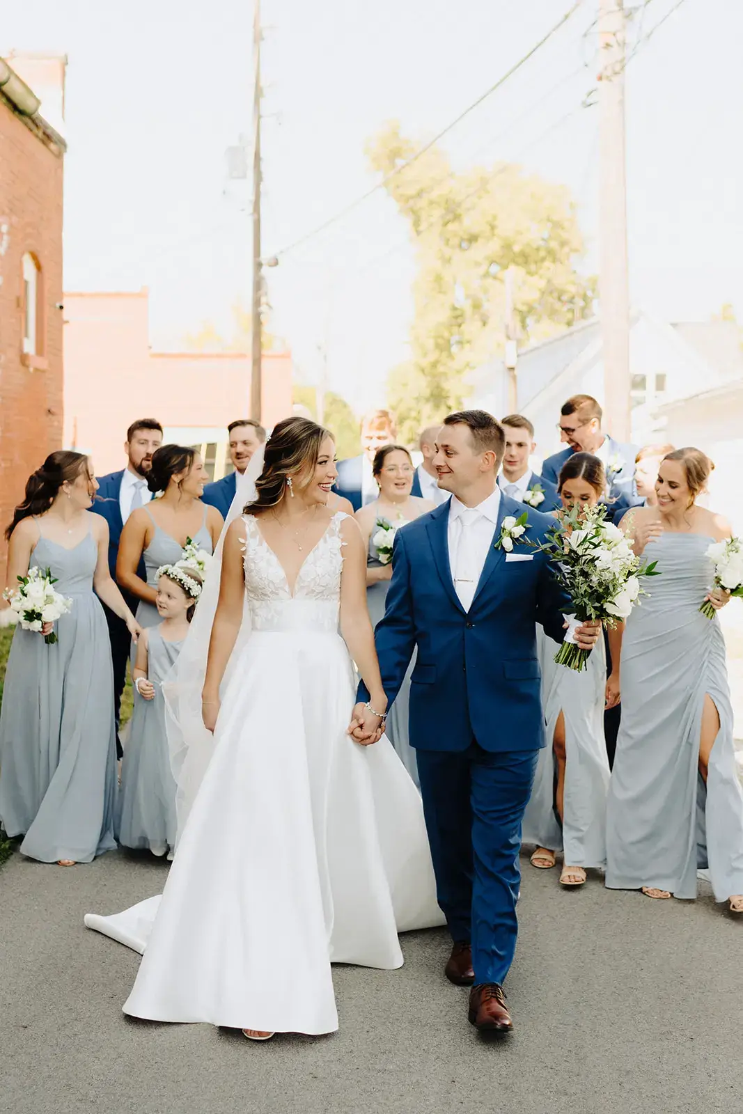 Real Poppy wedding — Becca + Jon at The Mill Top Banquet & Conference Center
