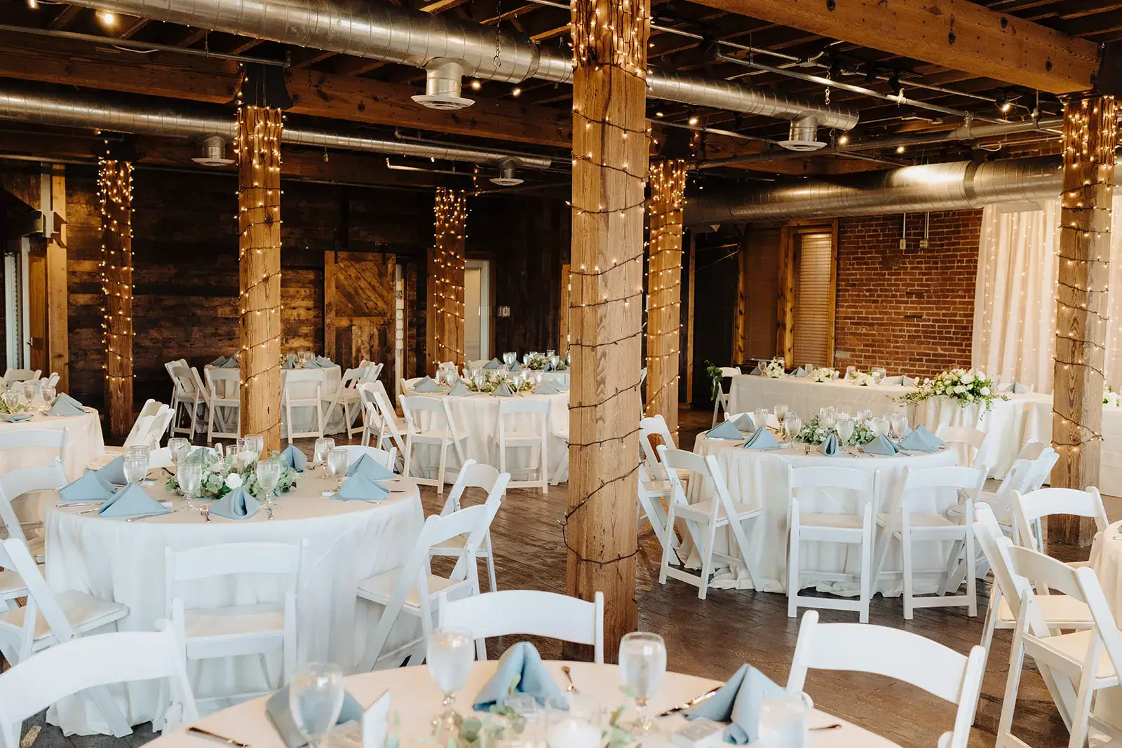 Real Poppy wedding — Becca + Jon at The Mill Top Banquet & Conference Center