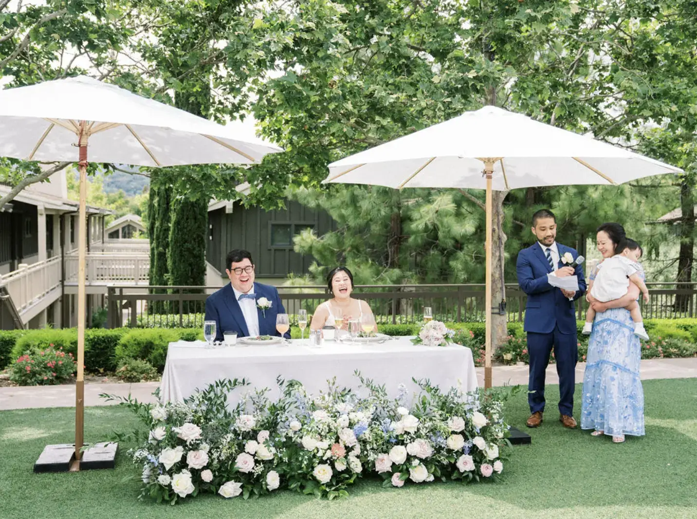 Real Poppy wedding — Cathina + Kevin at Rosewood Sand Hill