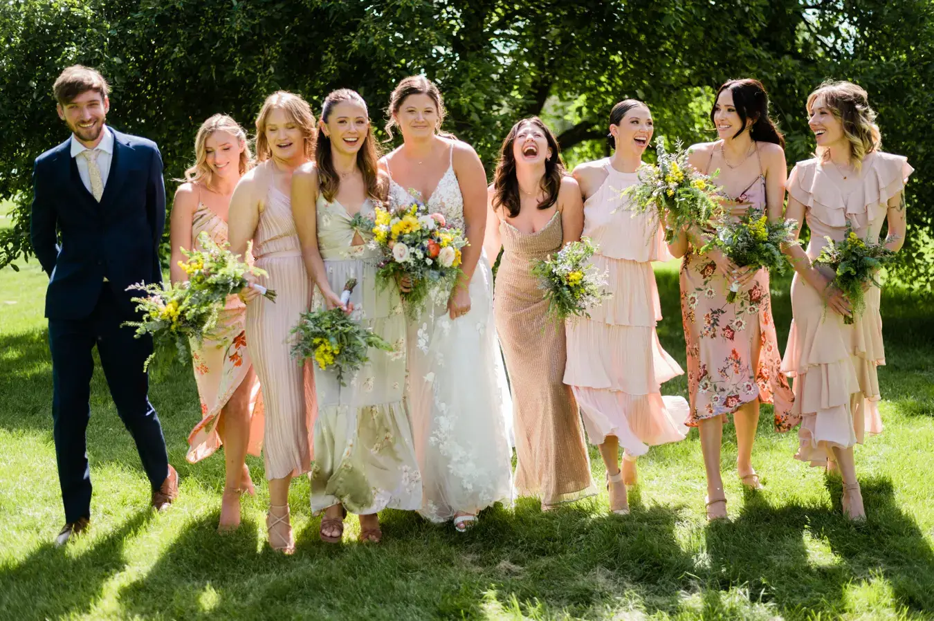 Real Poppy wedding — Abbie + Natalie at Upper Larimer