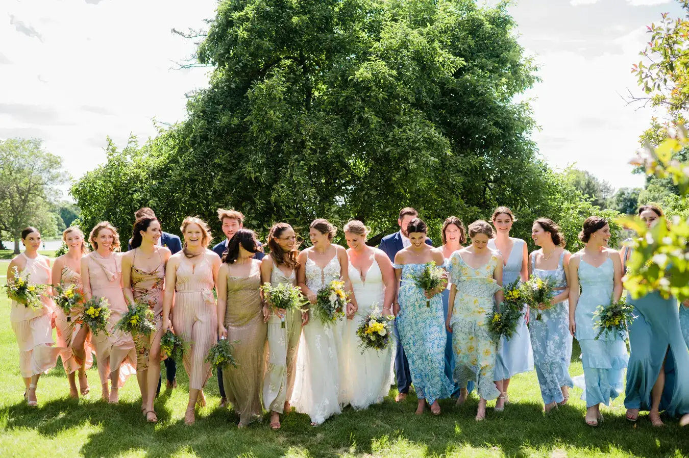 Real Poppy wedding — Abbie + Natalie at Upper Larimer
