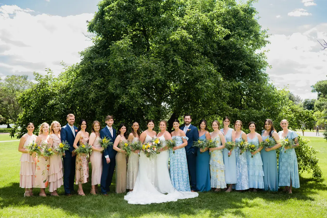 Real Poppy wedding — Abbie + Natalie at Upper Larimer