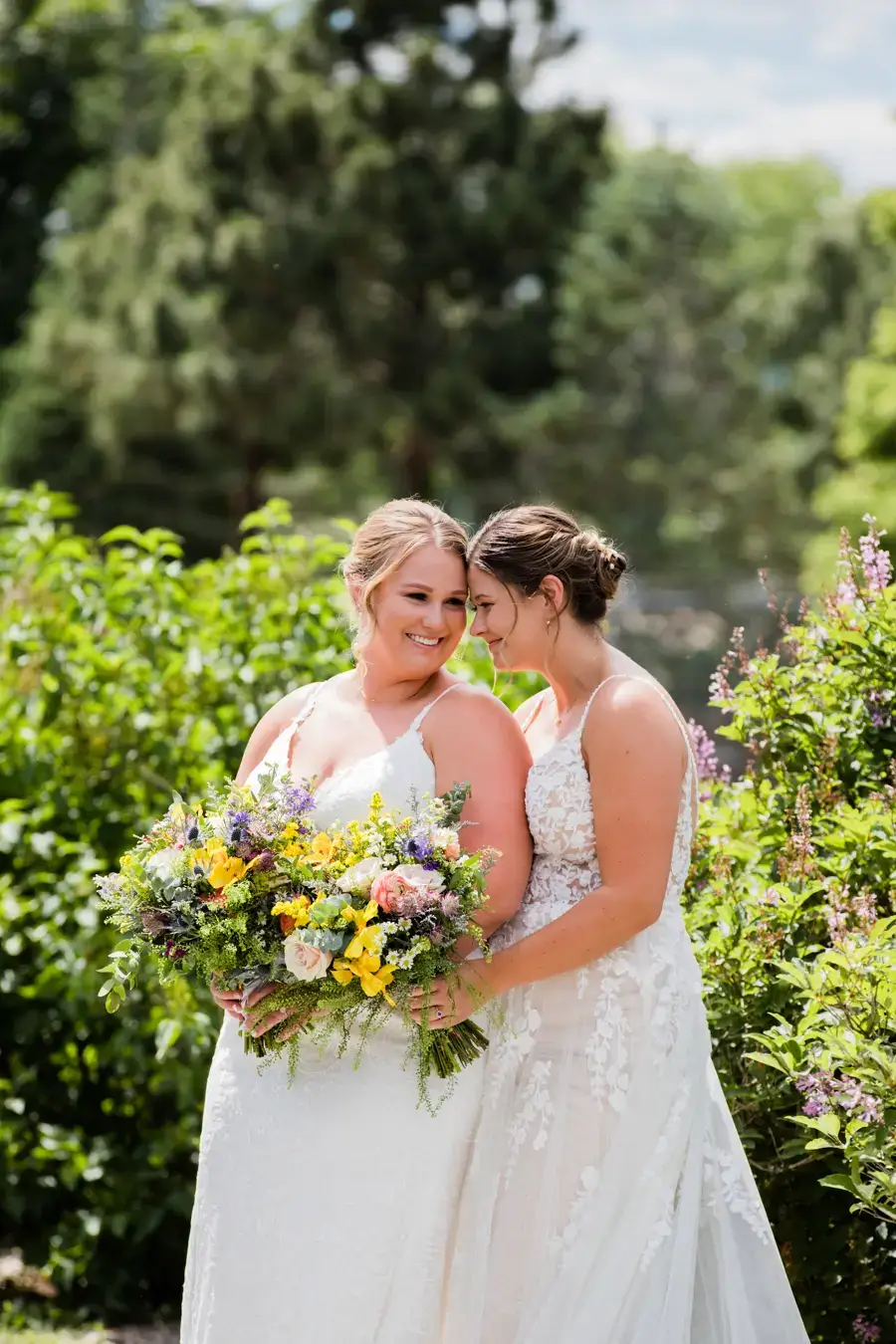Real Poppy wedding — Abbie + Natalie at Upper Larimer