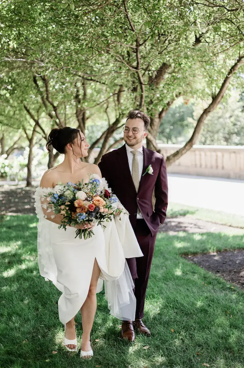 Real Poppy wedding — MK + Michael at Beatnik on the River