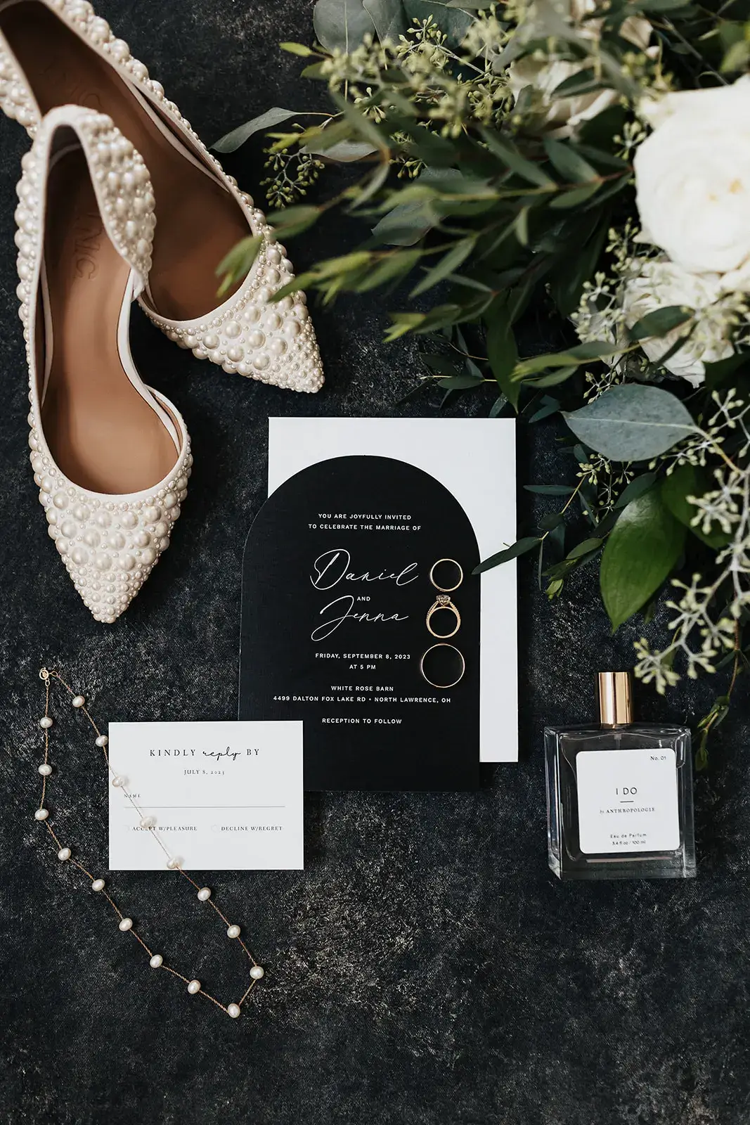 Real Poppy wedding — Jenna + Daniel at White Rose Barn