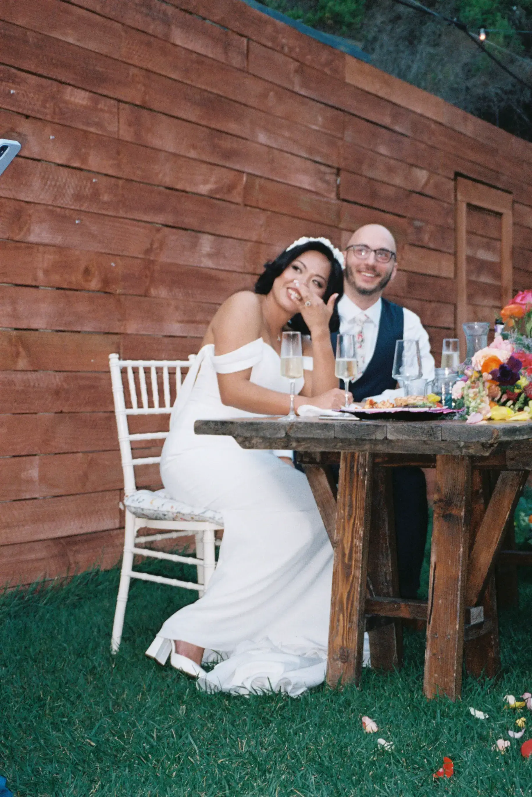 Real Poppy wedding — Chamille + Ryan at Outdoors