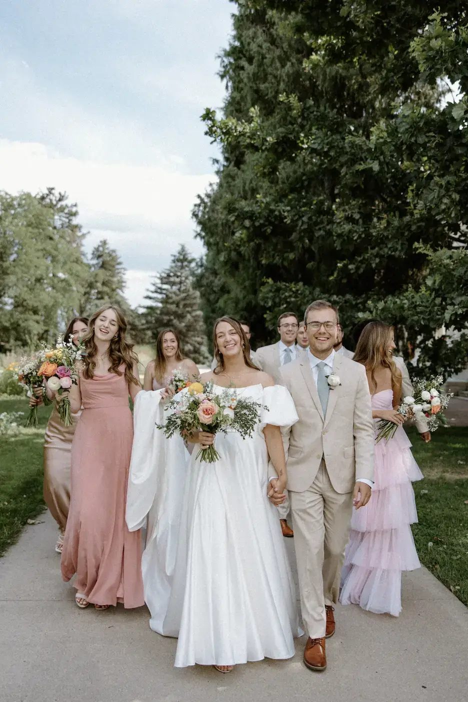 Real Poppy wedding — Rebecca + Jacob at Fellowship Denver Church