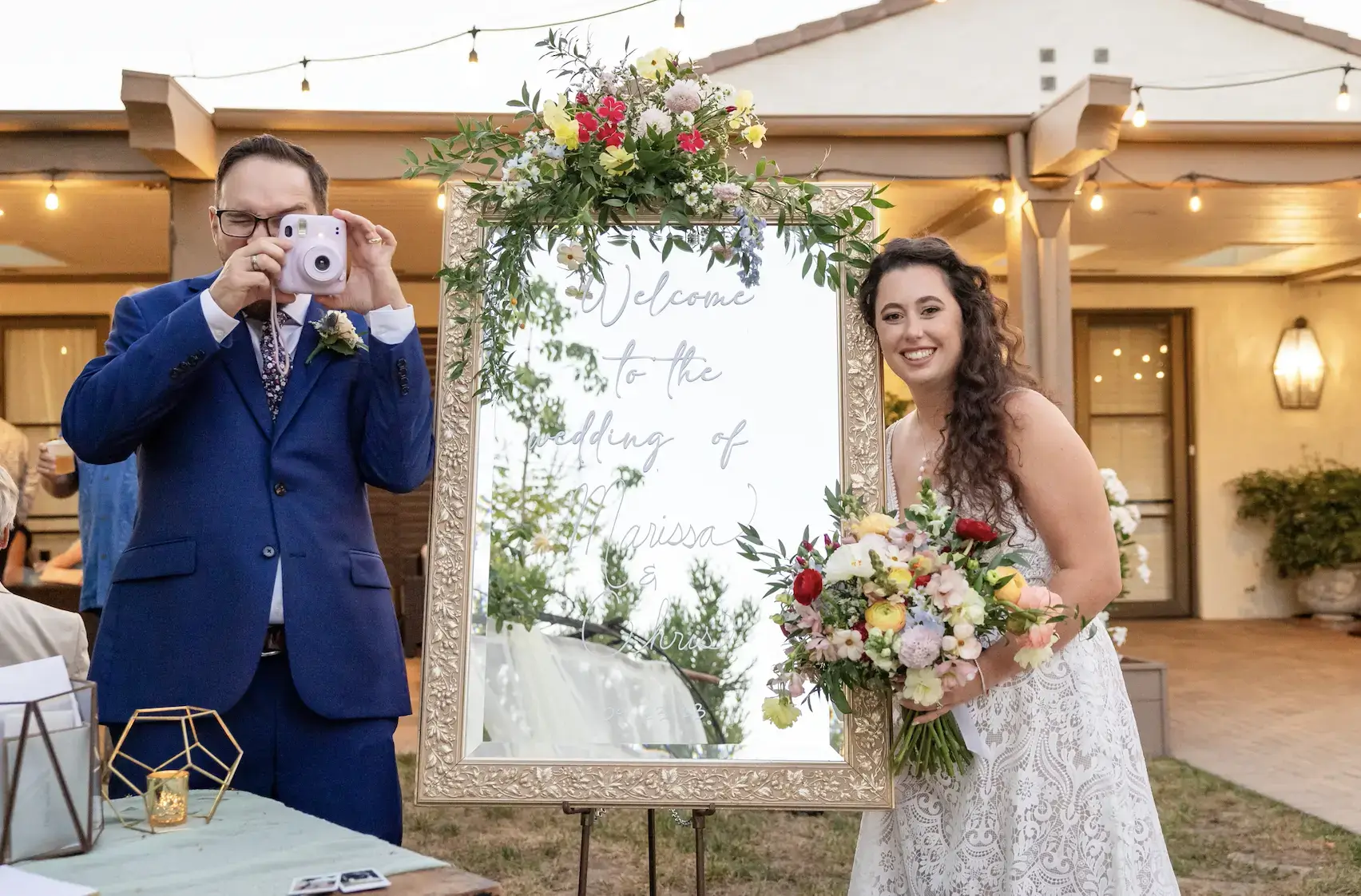 Real Poppy wedding — Marissa + Chris at Secret Garden at Rancho Santa Fe