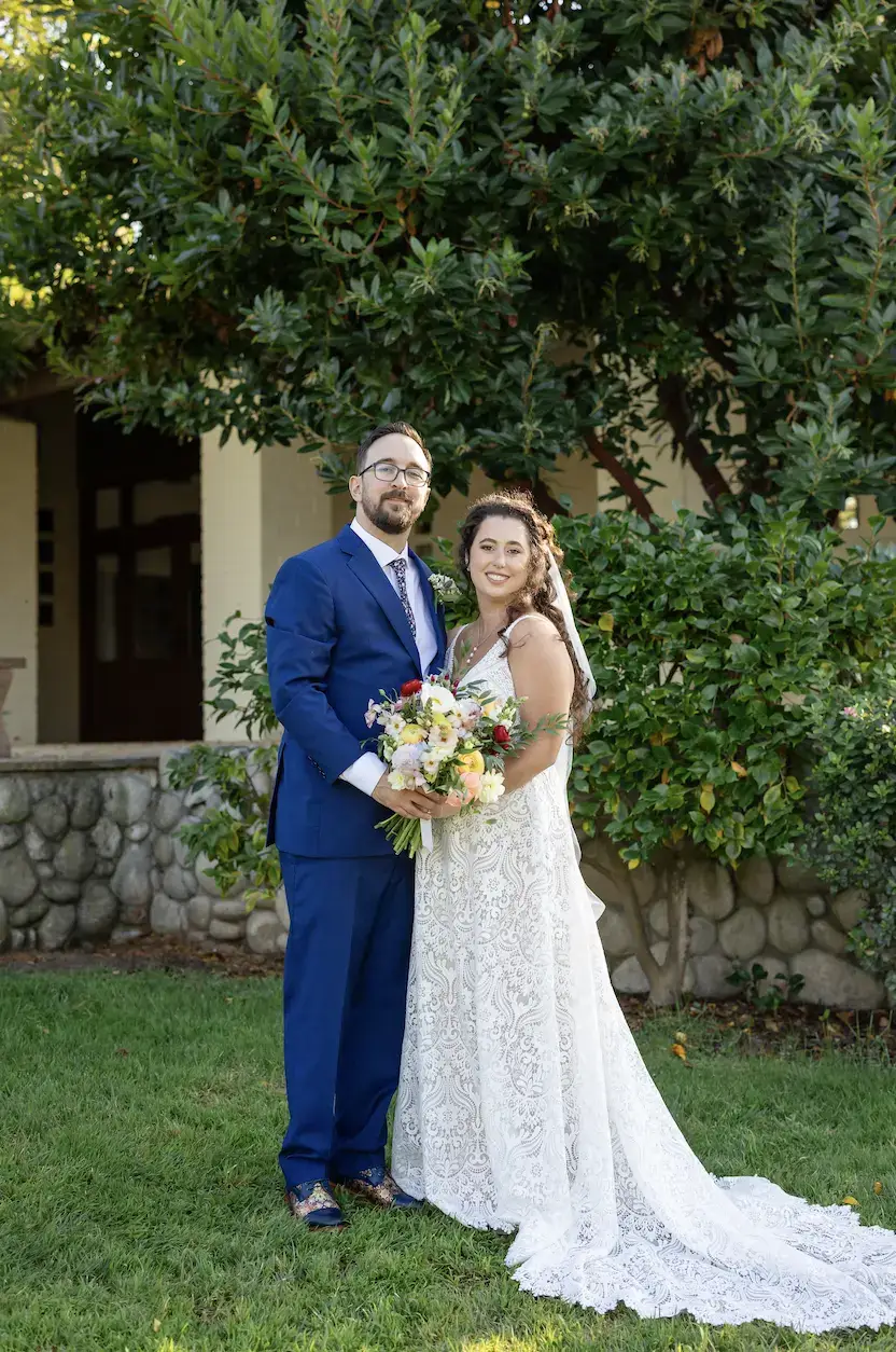 Real Poppy wedding — Marissa + Chris at Secret Garden at Rancho Santa Fe